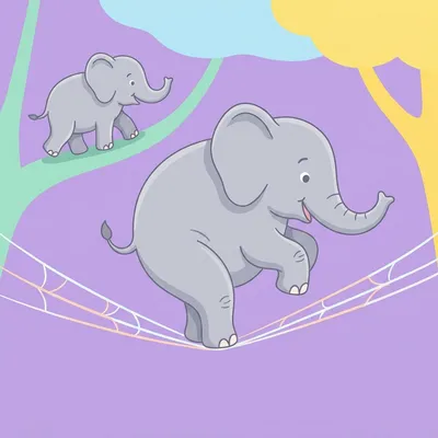 Un Elefante Se Balanceaba