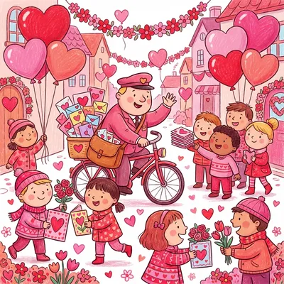 Valentine's Day is Coming Illustration