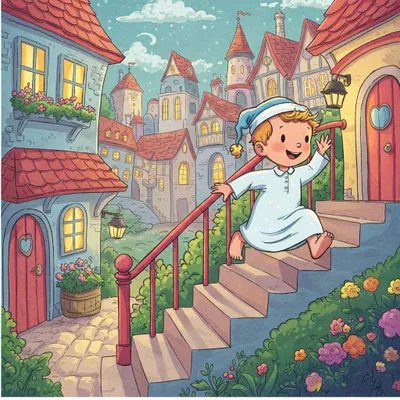 Wee Willie Winkie Illustration