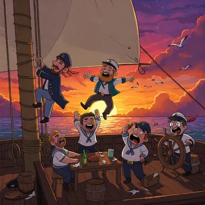 What Shall We Do With the Drunken Sailor? Illustration