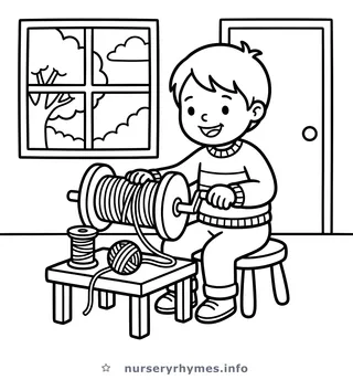 Wind the Bobbin Up coloring page