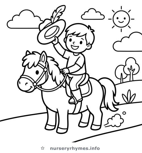 Yankee Doodle coloring page to print